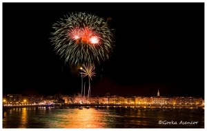 FUEGOS ARTIFICIALES BAHIA DONOSTIA